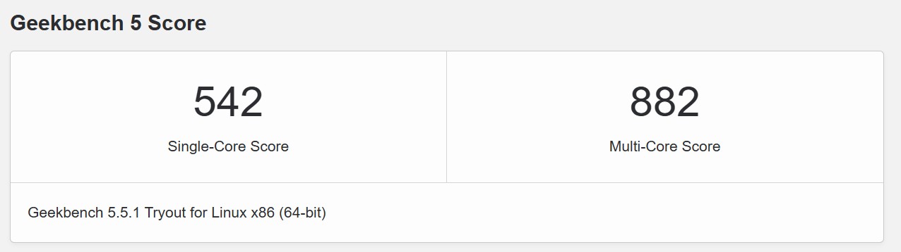 Geekbench 5 IDCH Intel eXtreme