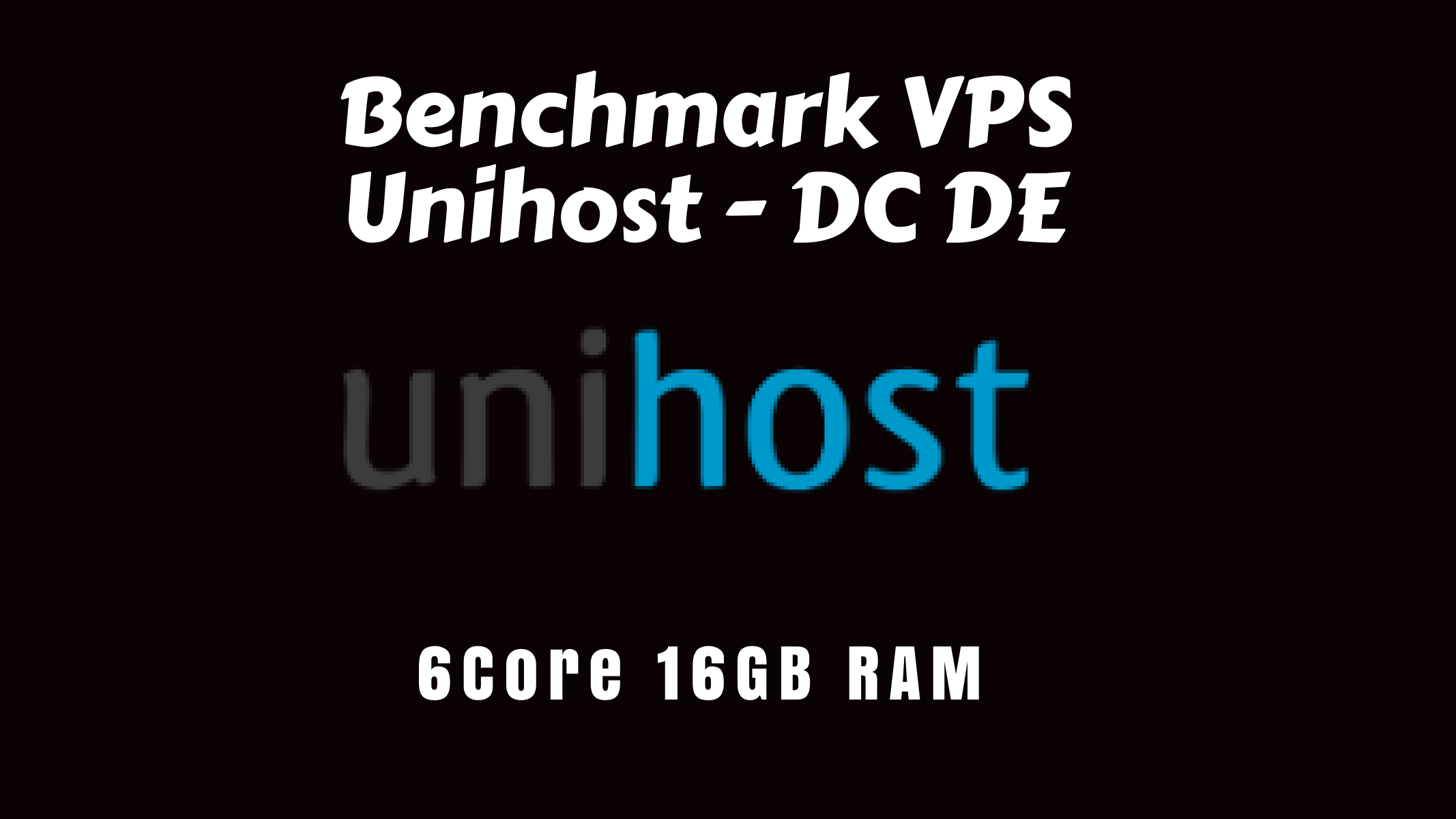 benchmark vps unihost datacenter de
