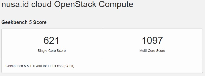 benchmark geekbench5 vps nusa medan