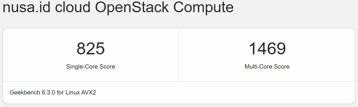 benchmark geekbench6 vps nusa medan