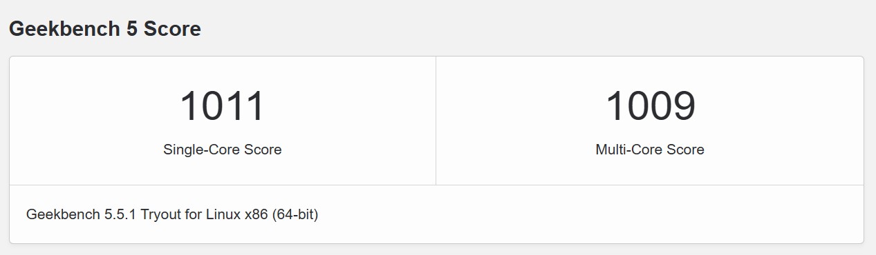 geekbench 5 vps intel scaleable maxcloud