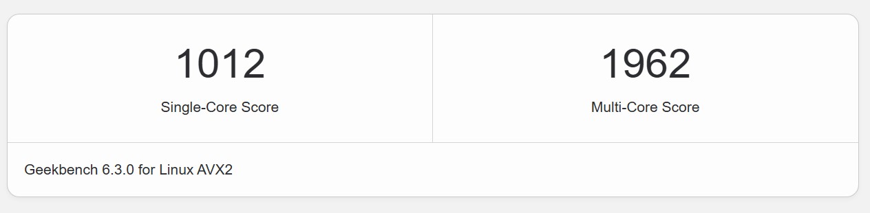 geekbench 6 vps amd extreme idcloudhost