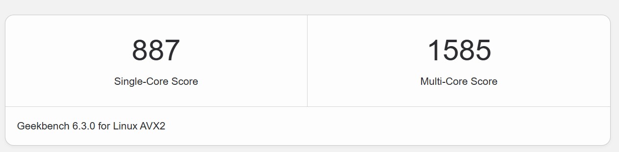 geekbench6 IDCH Intel Pro