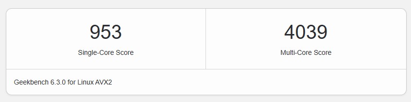 geekbench6 unihost DE
