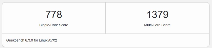 geekbench6 vps altantic server pro