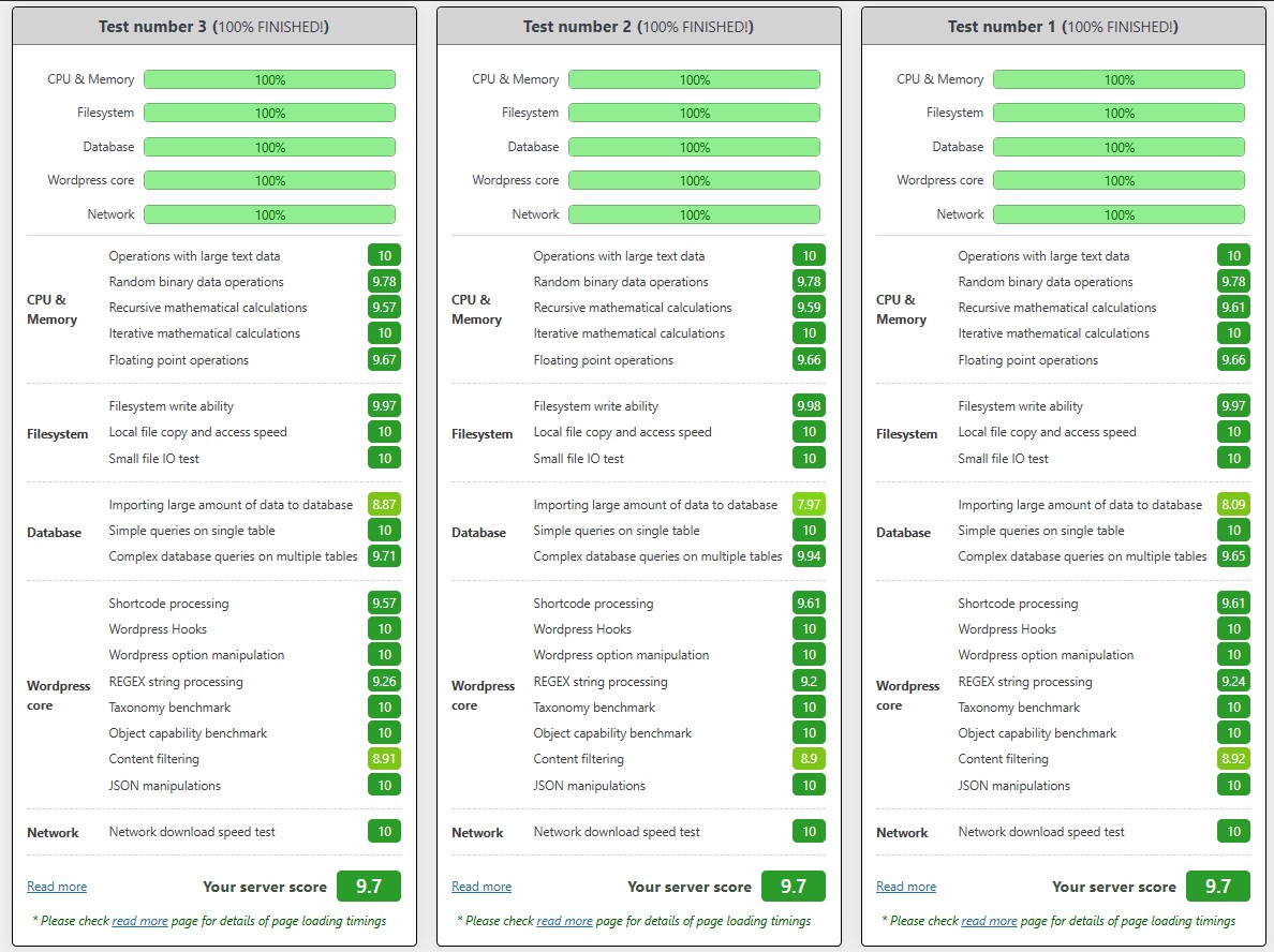 wp benchmark vps onidel amd epyc turbo